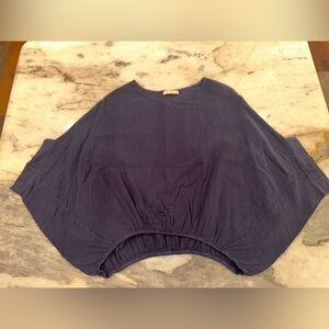 Stark X Size XS Oversized Navy Blue Women's boho Top